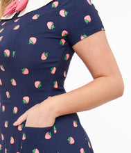 Load image into Gallery viewer, UNIQUE VINTAGE- PINK STRAWBERRY DRESS
