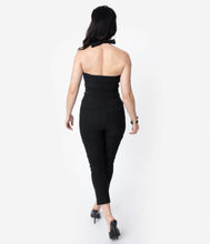 Load image into Gallery viewer, JUMPSUIT- 1950'S CROPPED PANT HALTER
