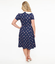 Load image into Gallery viewer, UNIQUE VINTAGE- PINK STRAWBERRY DRESS