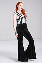 Load image into Gallery viewer, HELL BUNNY - IGGY VELVET FLARE PANT