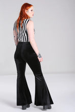 Load image into Gallery viewer, HELL BUNNY - IGGY VELVET FLARE PANT