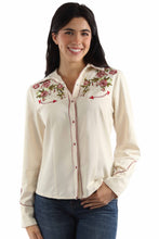 Load image into Gallery viewer, SCULLY - ROSE EMBROIDERED WESTERN SHIRT