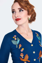 Load image into Gallery viewer, VOODOO VIXEN- WOODLAND CARDIGAN BLUE OR BLACK