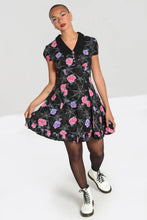 Load image into Gallery viewer, HELL BUNNY - FLORAL WEB PRINT MINI DRESS