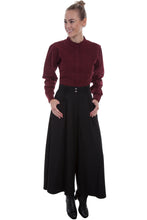 Load image into Gallery viewer, SCULLY- WIDE LEG PANT TAN OR BLACK
