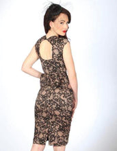 Load image into Gallery viewer, FINAL SALE STOP STARING- LOVE LACE PRINT DRESS