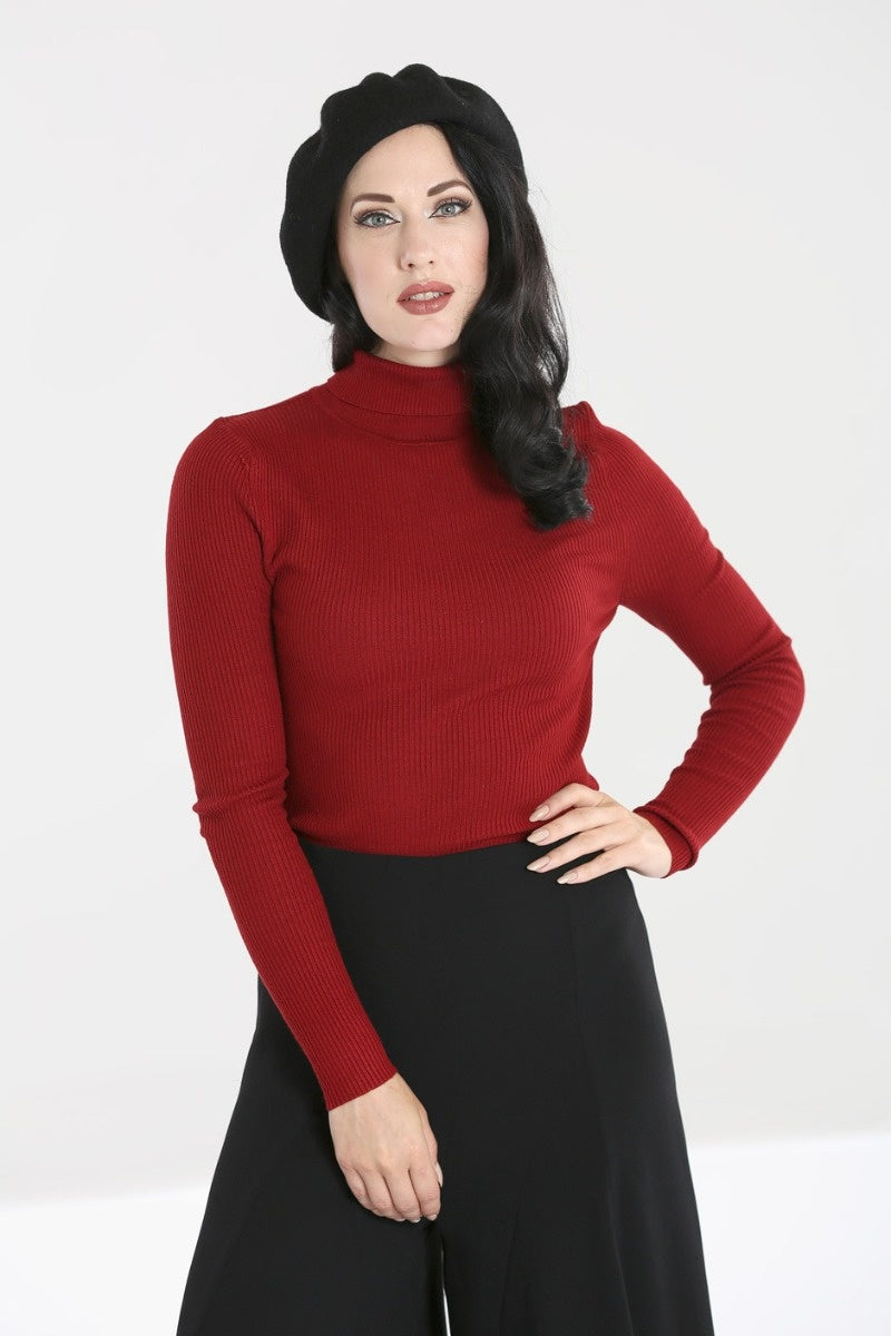 HELL BUNNY- KNIT TOP ASST COLORS