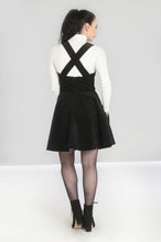 Load image into Gallery viewer, HELL BUNNY- PINAFORE DRESS BLACK OR WINE

