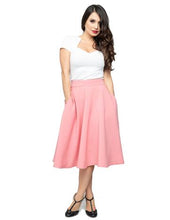 Load image into Gallery viewer, STEADY- HI WAIST CIRCLE SKIRT