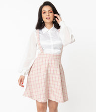 Load image into Gallery viewer, UNIQUE VINTAGE- PINK AND GOLD SKIRT