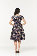 Load image into Gallery viewer, TIMELESS- SHADES OF PURPLE FLORAL DRESS
