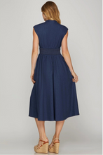 Load image into Gallery viewer, STYLE USA - DENIM MIDI DRESS
