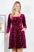 Load image into Gallery viewer, LA SOUL - CELESTIAL VELVET DRESS
