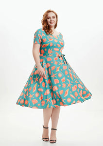 MISS LULO - SEASHELLS SWING DRESS