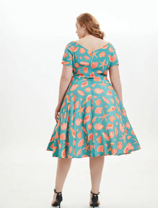 MISS LULO - SEASHELLS SWING DRESS