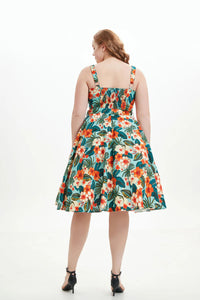 MISS LULO - HIBISCUS SWING DRESS