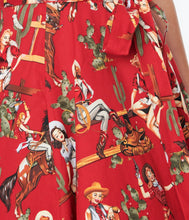 Load image into Gallery viewer, LA SOUL - WESTERN SHORT SLEEVE DRESS
