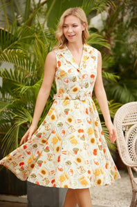 MISS LULO- SEED PACKETS SWING DRESS