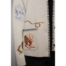 Load image into Gallery viewer, BLUE B - WESTERN MOTIF SWEATER
