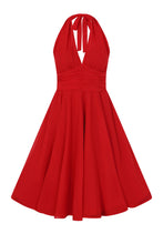 Load image into Gallery viewer, HELL BUNNY - MONROE DRESS RED OR BLACK
