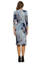 Load image into Gallery viewer, RENEE C - L/S WRAP DRESS
