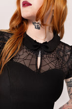 Load image into Gallery viewer, FINAL SALE HELL BUNNY- SPIDER WEB TOP DRESS

