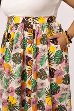 Load image into Gallery viewer, HELL BUNNY - SUNSET TROPICAL SKIRT
