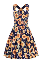 Load image into Gallery viewer, HELL BUNNY- SUNFLOWER PINAFORE DRESS
