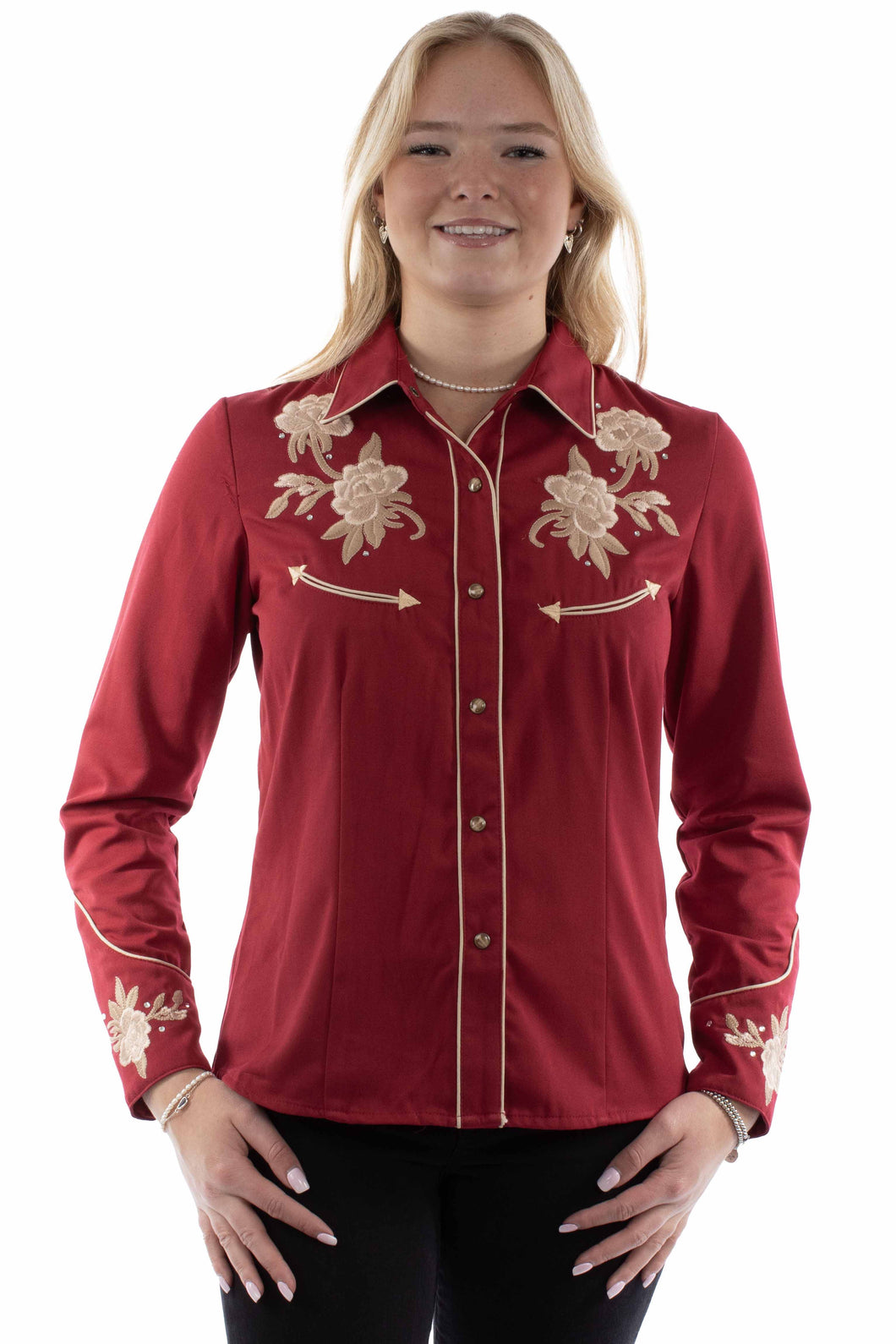 SCULLY - WESTERN EMBROIDERED TOP