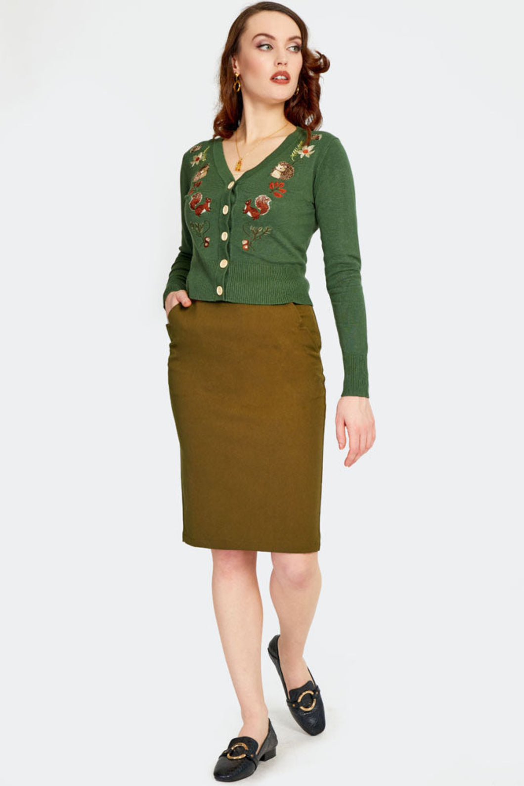 VOODOO VIXEN- WOODLAND CARDIGAN