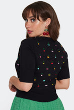 Load image into Gallery viewer, VOODOO VIXEN - MULTI-COLOR CHERRY CARDIGAN
