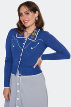Load image into Gallery viewer, VOODOO VIXEN - FLORAL EMBROIDERED WESTERN CARDIGAN TOP

