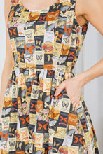 Load image into Gallery viewer, LA SOUL - BUTTERFLY STAMP DRESS
