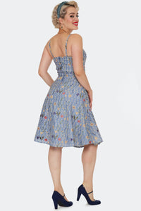 VOODOO VIXEN - FLOWER PRINT DRESS