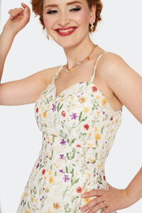 VOODOO VIXEN - FLOWER PRINT DRESS
