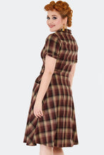 Load image into Gallery viewer, VOODOO VIXEN - PLAID WESTERN DRESS
