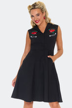 Load image into Gallery viewer, VOODOO VIXEN - HEART &amp; DAGGER DRESS
