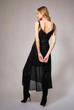 Load image into Gallery viewer, BLUE B - GROMMET STYLE CHIFFON DRESS
