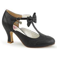 Load image into Gallery viewer, PIN UP- FLAPPER BOW T-STRAP ASST COLORS
