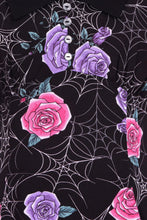 Load image into Gallery viewer, HELL BUNNY - FLORAL WEB PRINT MINI DRESS
