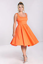Load image into Gallery viewer, HELL BUNNY - TANGERINE HEIDI DRESS
