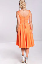 Load image into Gallery viewer, HELL BUNNY - TANGERINE HEIDI DRESS
