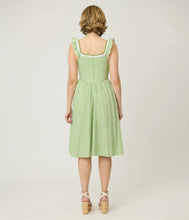 Load image into Gallery viewer, UNIQUE VINTAGE - GINGHAM DRESS
