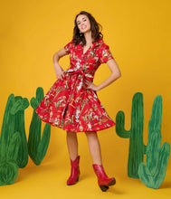 Load image into Gallery viewer, LA SOUL - WESTERN SHORT SLEEVE DRESS
