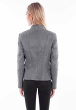 Load image into Gallery viewer, SCULLY- LAMB LEATHER SNAP COLLAR JACKET
