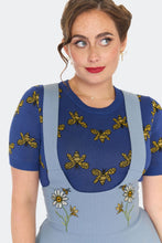 Load image into Gallery viewer, VOODOO VIXEN - EMBROIDERED SUSPENDER SKIRT
