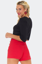 Load image into Gallery viewer, VOODOO VIXEN - HEART &amp; DAGGER SWEATER TOP
