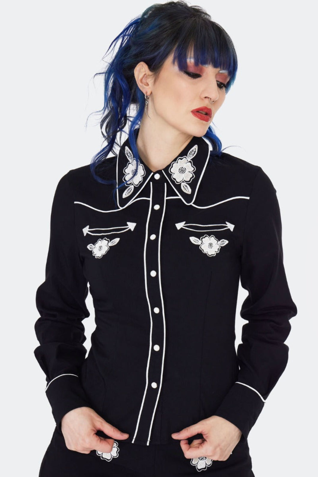 JAWBREAKER - WESTERN FLORAL SNAP SHIRT