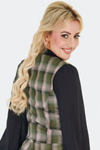 Load image into Gallery viewer, VOODOO VIXEN - PLAID EMBROIDERED VEST
