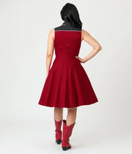Load image into Gallery viewer, UNIQUE VINTAGE - WESTERN SWING DRESS
